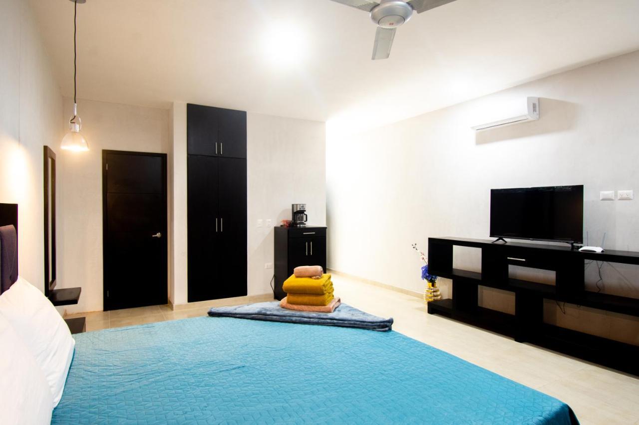Hotel Casa Tortuga Tulum - Cenotes Park Inclusive 外观 照片 A bedroom in a hotel
