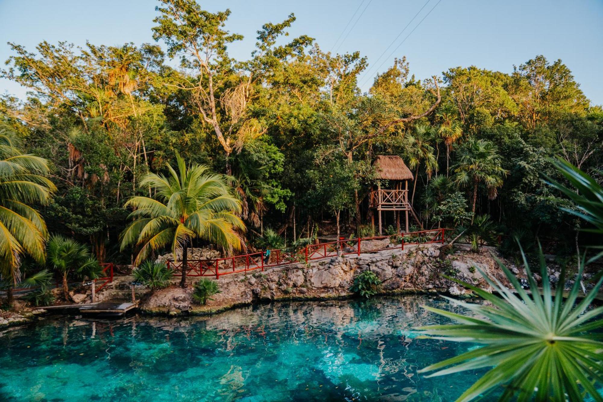 Hotel Casa Tortuga Tulum - Cenotes Park Inclusive 外观 照片 X-Carett Cenote