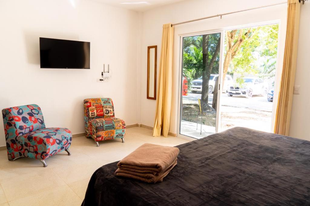 Hotel Casa Tortuga Tulum - Cenotes Park Inclusive 外观 照片 A bedroom at the hotel